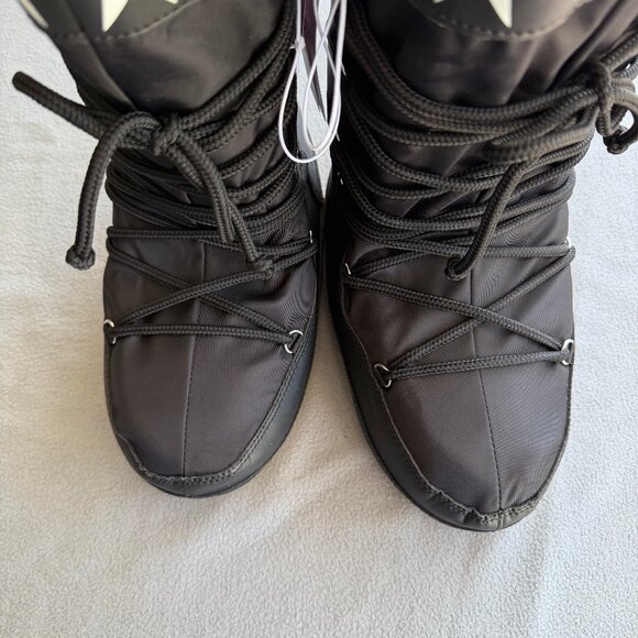 Women's Buffy Winter Boots - Wild Fable Black 10 - Picture 11 of 12